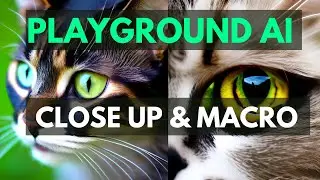 5 easy prompts to upgrade your ai art generations | Playground AI - close up & macro (Part 8)