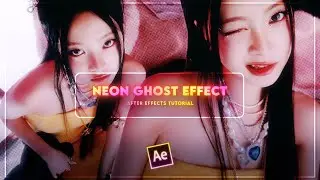 smooth neon ghost zoom effect