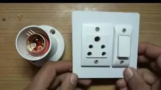 1 Socket 1 Switch Connection,1 Socket 1 Switch 1 Holder Connection, Electric board connection