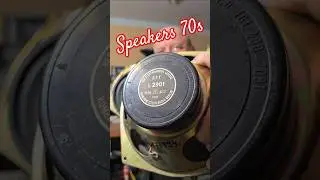 70s Vintage BASS SPEAKER RFT L2901 Sound Test VEB ELEKTROAKUSTIK LEIPZIG KOMBINAT STERN RADIO BERLIN