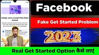 Your account has been locked facebook 2023 Facebook Fake Get Started Option Problem Solve