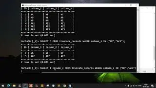 Selecting Multiple Values in One Column in Table, WHERE Clause, Use of IN; MySQL phpmyadmin MariaDB