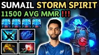 🔥 7.37d SUMAIL STORM SPIRIT Midlane Highlights 🔥 King SUMAIL Storm Spirit - Dota 2