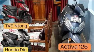 Which Is Better For Hilly Areas? Activa 125 or Honda Dio 125 or TVS Ntorq? 