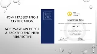 Passed LPIC-1 Certification : My journey as a Software Architect & Backend Engineer