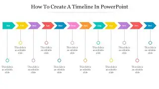 How To Make An Easy Timeline PowerPoint Slide