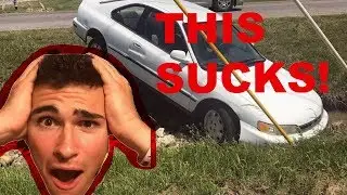 STRANGER PUSHED MY CAR INTO A DITCH!