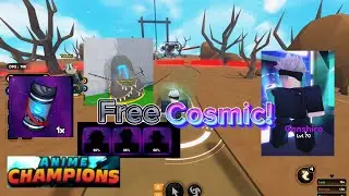 “How To Get A Free Cosmic! In Anime Chmpions Simulator Easy Plus Update 2!