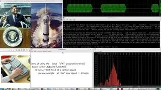 unixcw - cw package - demo of sending a QRQ CW text file at 60 wpm