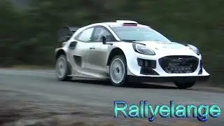 essaie monte carlo 2023 ford puma wrc avec tanak et loubet