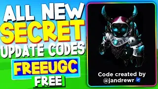 *NEW* ALL WORKING 2024 CODES FOR UGC LIMITED CODES! ROBLOX UGC LIMITED CODES