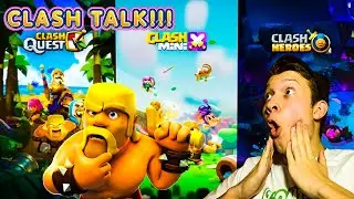 РЕАКЦИЯ НА CLASH TALK - ВЫХОД CLASH MINI, ИНФОРМАЦИЯ О CLASH HEROES и ОБНОВЛЕНИЕ В CLASH QUEST