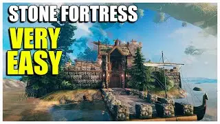 Valheim Mistlands- Building An Efficient Stone Fortress- Build Guide