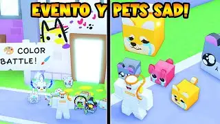 ACTUALIZACION CON MASCOTAS TRISTES EN PET SIMULATOR 99 DE ROBLOX!!!