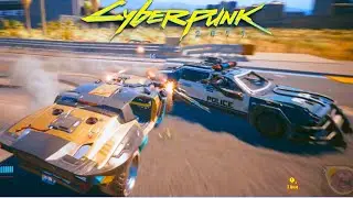 Police Chase I Cyberpunk 2077 update 2.0