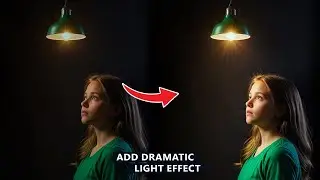 Add Dramatic Light Effect in Photoshop   Tutorial for beginners