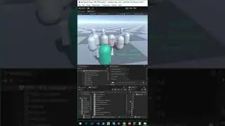 Как я сделал слежение врагов и нанесение урона Unity #shorts