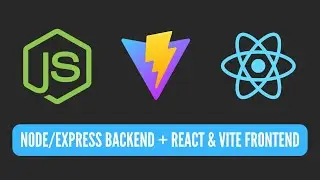 How to Create a Express/Node + React Project with Vite | Node Backend + React Frontend