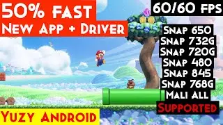 Yuzu Android New App + Driver Performance Enhance Guide