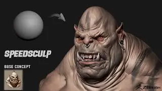 ORK // Zbrush Sculpt Timelapse by Dmitrii Ermolenko