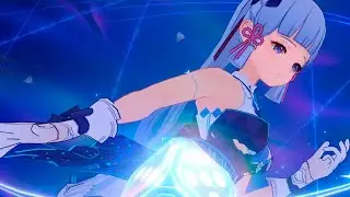 Ayaka becomes a hydro bow character