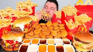 Extra Cheesy McDonald's • MUKBANG