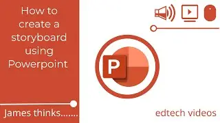 How to create a Story board  using PowerPoint