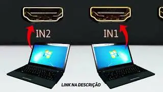 Como Ligar 2 Notebooks em 8 Monitores com Switch Splitter HDMI 2X8