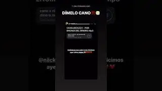 Nickzzy x Cano - Por encima del dinero (Adelanto #1)