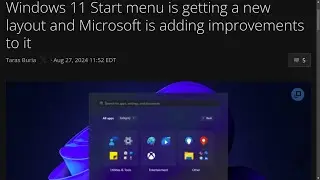 Windows 11 Start menu is getting a new layout and Microsoft is adding improvements to it