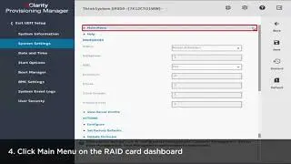 How to import a foreign array configuration into a RAID controller using LXPM