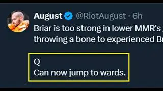 Briar Q can Jump to Wards now!