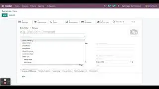 Odoo 15 Rental Module