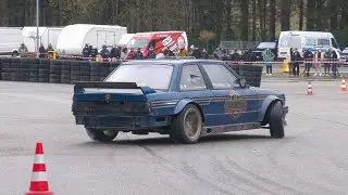 BMW E30 V10 (E60 M5 Engine) | Drifts, Flames & Lovely SOUNDS