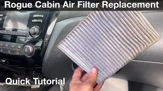 How to replace cabin air filter on a Nissan rogue 2015