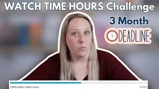 STRATEGY for Watch Time Hours! | Can I get 2000 watch time hours in 3 months? | STRATEGIES = SUCCESS