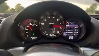 Porsche Boxster S 981 pdk 100-200km acceleration! nice sound!