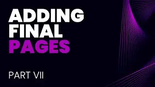 Adding Final Pages VII- (Tagalog) / How to build a website without coding - Part 2