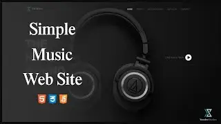 How To Make Simple Music Website | HTML, CSS, JSCRIPT