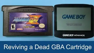 Repairing a Megaman Zero GBA Cartridge from Corrosion