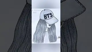 BTS Girl Drawing #bts #btsarmy #btsdrawing