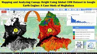 Mapping & Analyzing canopy height using Global CHM dataset in Google Earth Engine