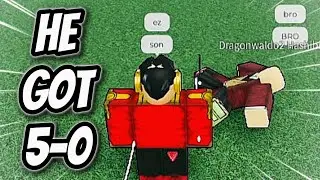 Tryhard Gets 5-0 By ME [ Rogue Demon Roblox ]