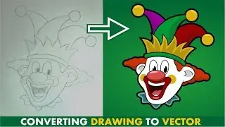 How To Convert Your Hand Drawing ( sketch ) to Digital Vector Image