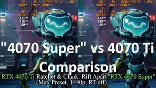 4070 Super (emulated) vs 4070 Ti. What to expect from this new GPU? Comparison in 4 new games.