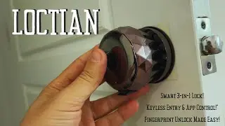 3-in-1 Smart Door Knob with Fingerprint & App Control – Ultimate Keyless Entry Solution!