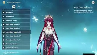 ROSARIA ALL VOICE LINES (ENGLISH)