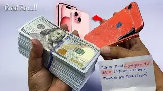 OMG!!🤑 500000$ For i Turn iPhone XR into iPhone 15 Series