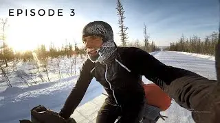 Crossing abandoned villages in the North of Yakutia | Cycling to the North ( Episode 3 )