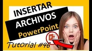 ✅ ⭐Como INSERTAR ARCHIVO DE EXCEL en PowerPoint #46 ✔️ 2019